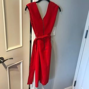 Zara superfitted orange dress Xs